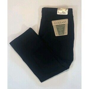 Vintage Sears FLEXJEANS Jean Shop 253 Denim Stretch Cumfort 38x29 NOS 1994